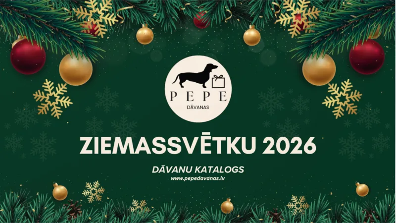 PEPEDĀVANAS Ziemassvētku dāvanu katalogs 2026, korporatīvās Ziemassvētku dāvanas uzņēmumiem, klientiem, sadarbības partneriem un darbiniekiem, Ziemassvētku dāvanu komplekti, dāvanu grozi, biznesa dāvanas un svētku dāvanu idejas