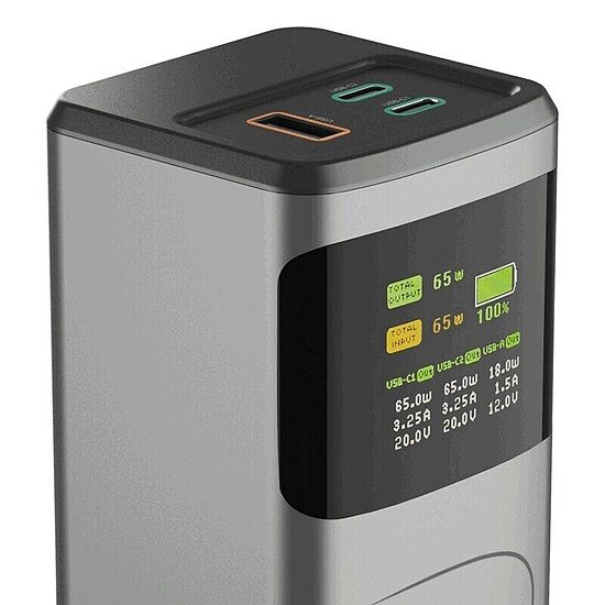Ārējās uzlādes stacija Hama High Power -  20 000 mAh 65W
