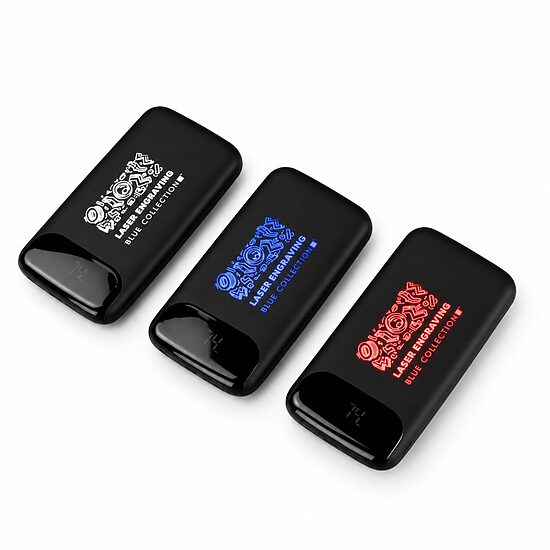 10 000 mAh ārējās uzlādes akumulators ar izgaismotu logo