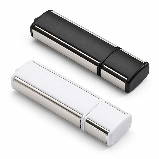 4 GB kompakta USB zibatmiņa ar pilnkrāsu personalizāciju
