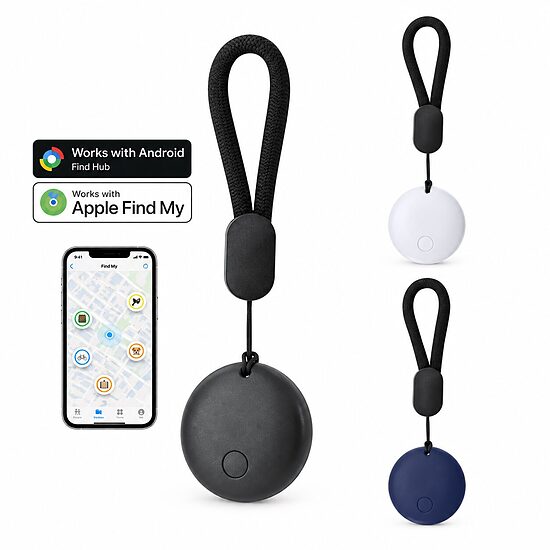 Viedais Bluetooth izsekotājs ar Apple Find My un Android atbalstu