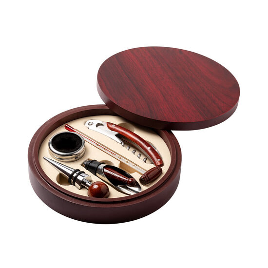 Vīna komplekts ar 5 aksesuāriem (cena/gab par 50gab. pasūtījumu)