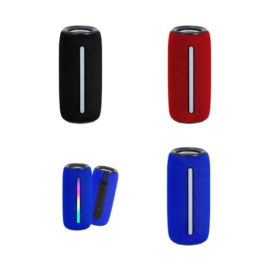 Stereo Bluetooth® skaļrunis 2×5W ar daudzkrāsu LED apgaismojumu