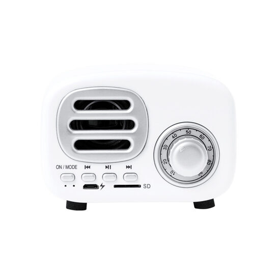 Kompakts Bluetooth® skaļrunis vintage radio dizainā