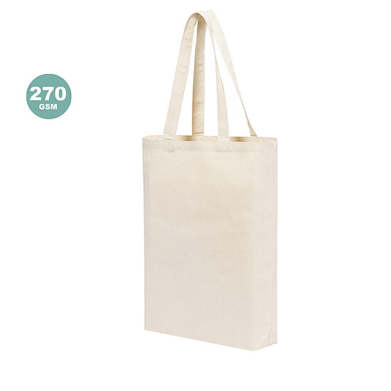 Audekla maisiņš ar sānu ieloci – 270 g/m²