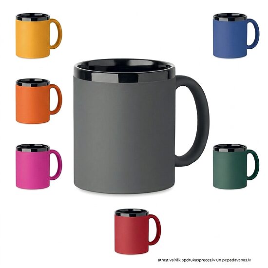 Keramikas krūze ar Soft Touch pārklājumu 300 ml