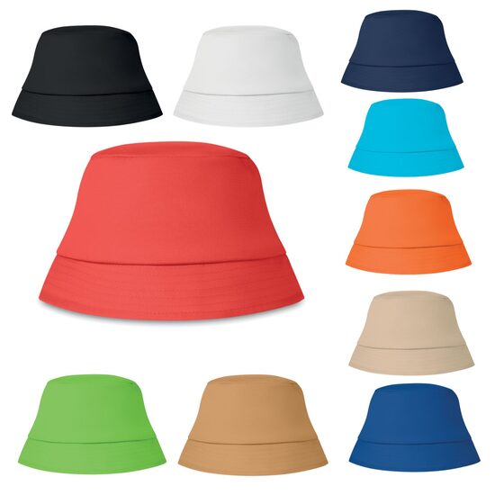 Kokvilnas bucket saules cepure