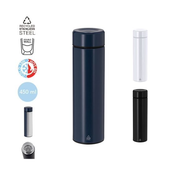 Termopudele ar keramikas pārklājumu un sietiņu – 450 ml