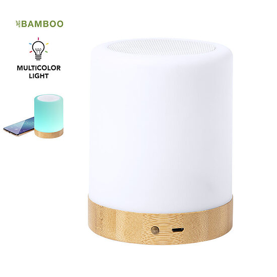 Nature line Bluetooth® skaļrunis ar ILT Smart LED un bambusa korpusu
