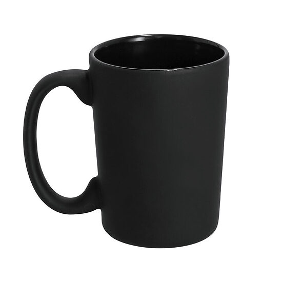Keramikas krūze ar matētu ārpusi un reljefu - 400 ml