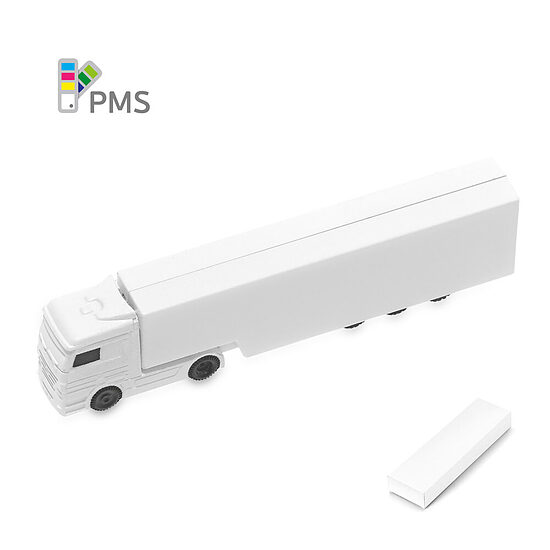 2 GB kravas automašīnas formas USB zibatmiņa ar personalizāciju