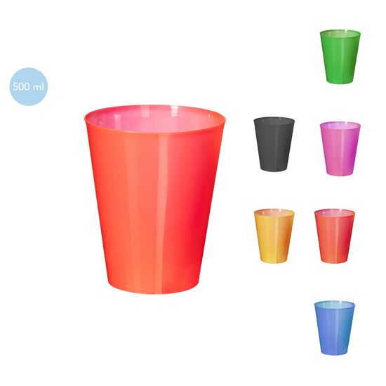 Atkārtoti lietojama PP glāze – 500 ml