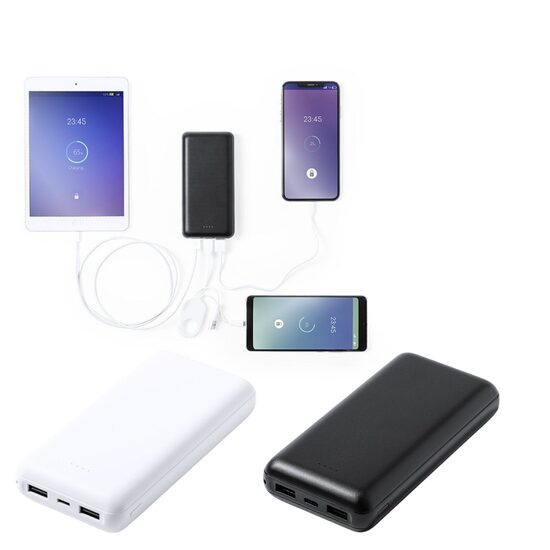 Ārējās uzlādes akumulators ar apdruku 20000 mAh 
