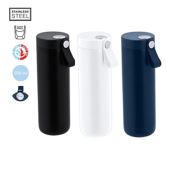 Termopudele ar termometru - 500ml