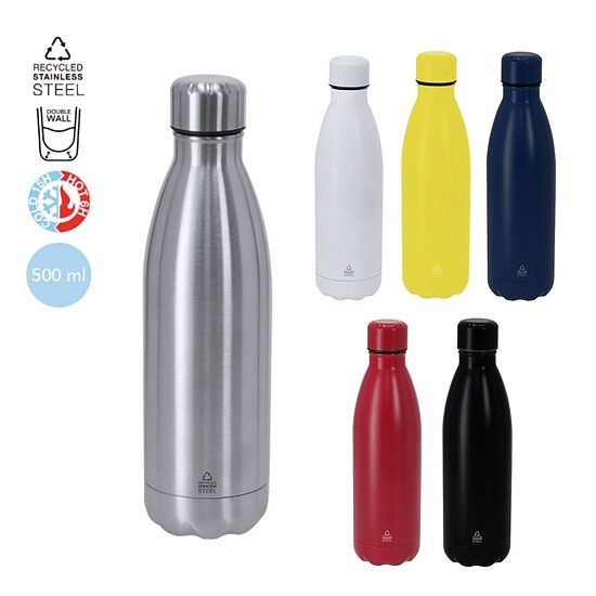 Termopudele no pārstrādāta nerūsējošā tērauda – 500 ml