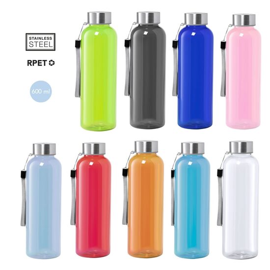 Plastmasas ūdens pudele 600ml ar logo