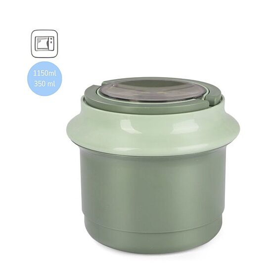 Pusdienu kārba ar nodalījumu -  1150 ml un 350 ml