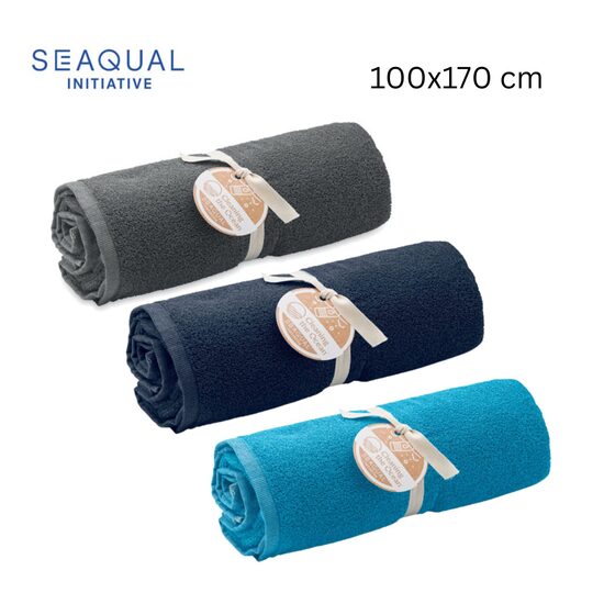 SEAQUAL® eco jacquard pludmales un vannas dvielis 100x170 cm