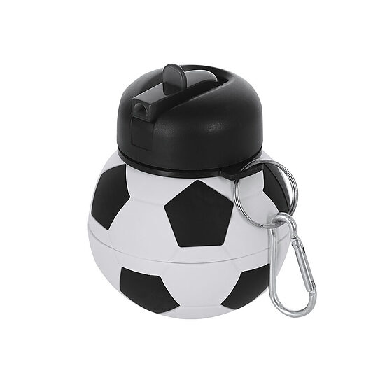 Salokāma silikona pudele 550 ml futbola bumbas formā