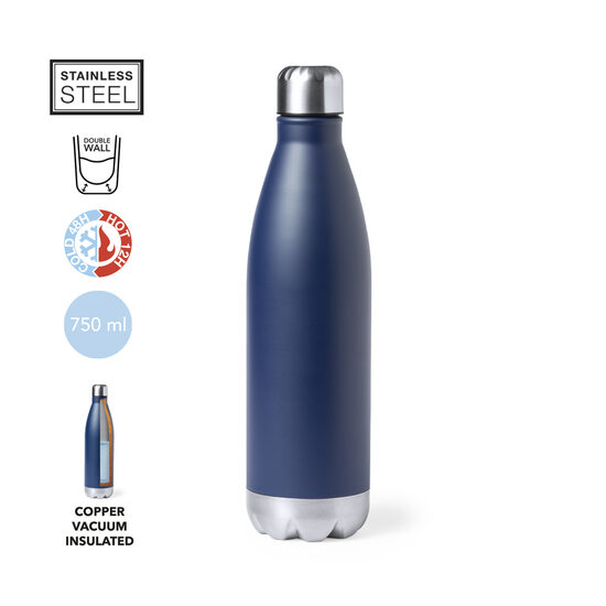 Termopudele ar dubultsienu un vakuumu 750ml