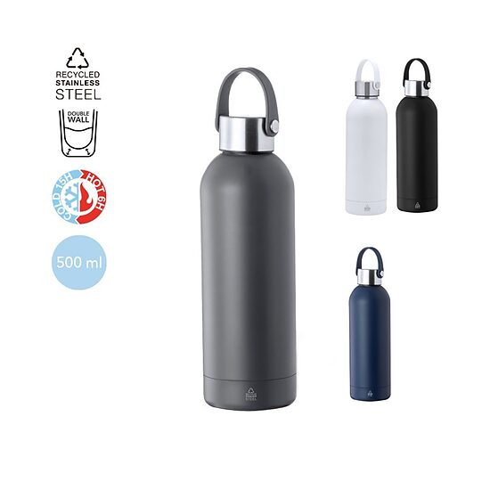 Termopudele no pārstrādāta nerūsējošā tērauda – 500 ml