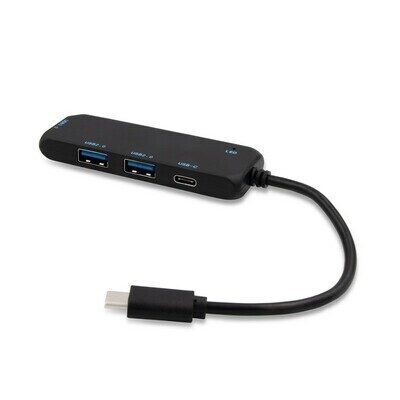 USB adapteris ar USB un USB-C portiem