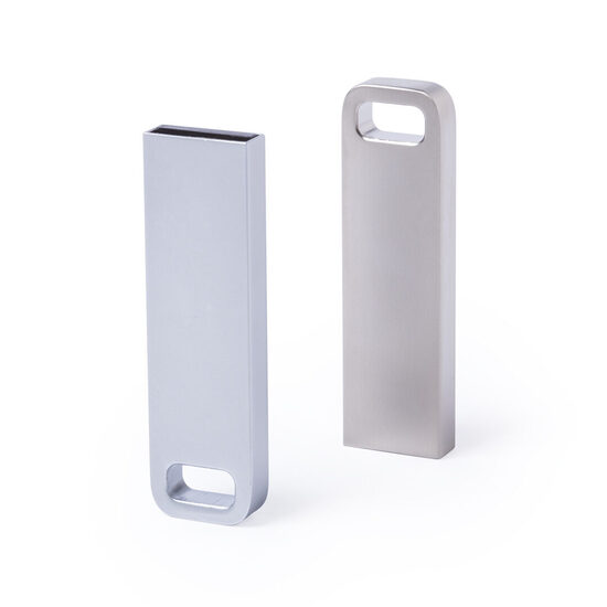 16GB USB zibatmiņa ar matētu metāla apdari