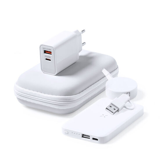 Uzlādes ierīču komplekts ar 4000 mAh Power Bank un ātro sienas lādētāju