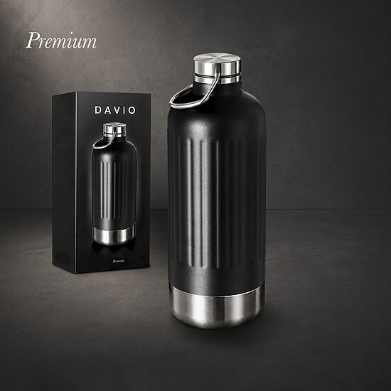 DAVIO 800 ml premium termopudele ar vara vakuuma izolāciju