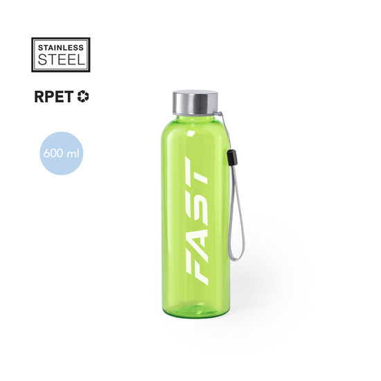 Plastmasas ūdens pudele 600ml ar logo