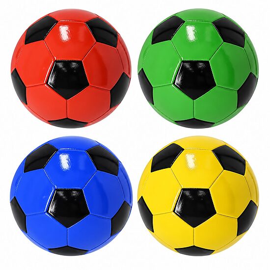 Futbola bumba no mīkstas mākslīgās ādas (5. izmērs)