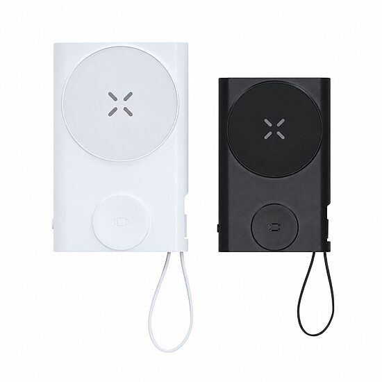 10 000 mAh ārējā uzlādes baterija no pārstrādāta ABS ar 15W bezvadu uzlādi un MagSafe