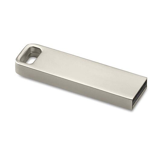 4 GB metāla USB zibatmiņa ar īpaši kompaktu korpusu