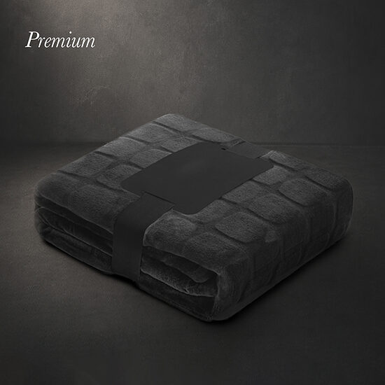 SANOA premium pleds 130 × 170 cm no 300 g/m² coral fleece