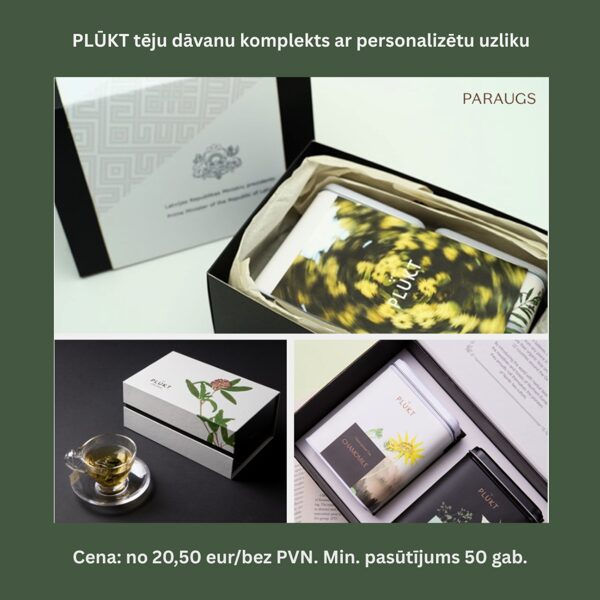 Plūkt tējas komplekts ar personalizāciju